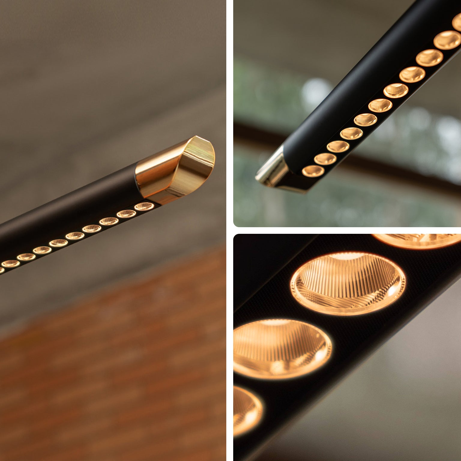 WOMO Black Platinum Linear Pendant Light - WM3287