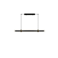 WOMO Black Glass Time tunnel Linear Pendant Light - WM3288