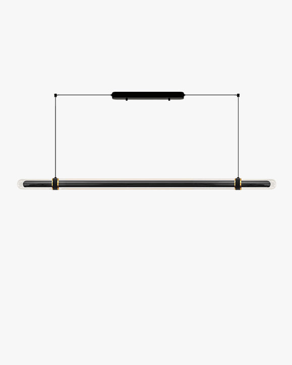 WOMO Black Glass Time tunnel Linear Pendant Light - WM3288