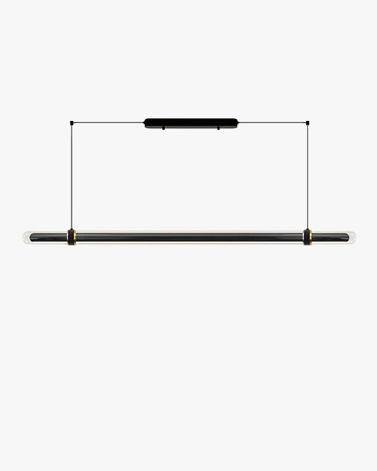 WOMO Black Glass Time tunnel Linear Pendant Light - WM3288