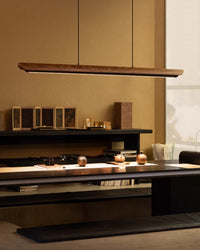 WOMO Walnut Linear Pendant Light - WM3289