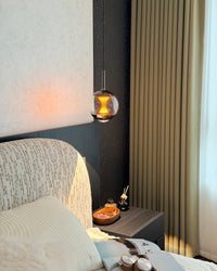 WOMO Glass Globe Afterglow Pendant Light - WM3316