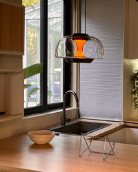 WOMO Dome Glass Sunset Glow Pendant Light - WM3322