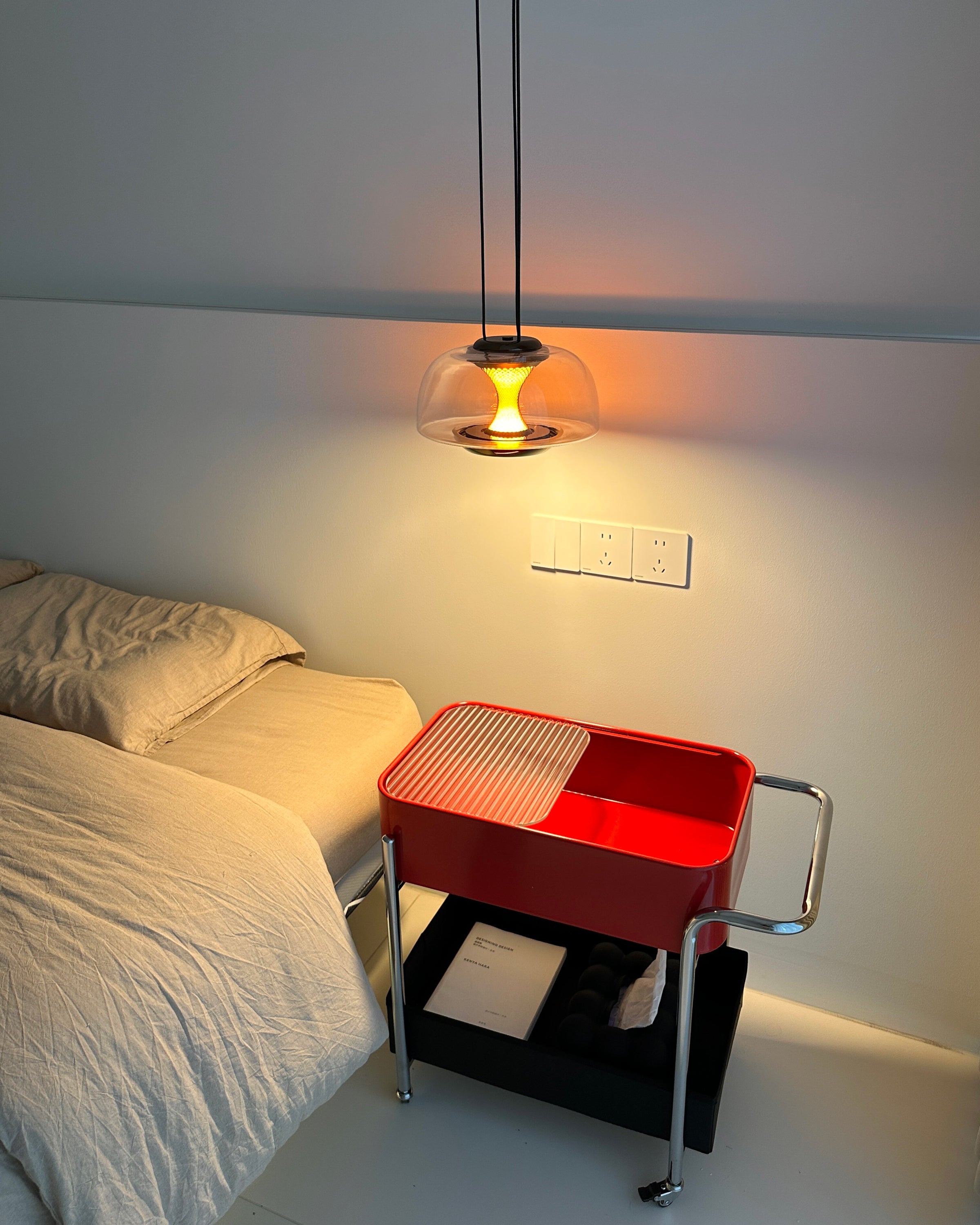 WOMO Dome Glass Sunset Glow Pendant Light - WM3322