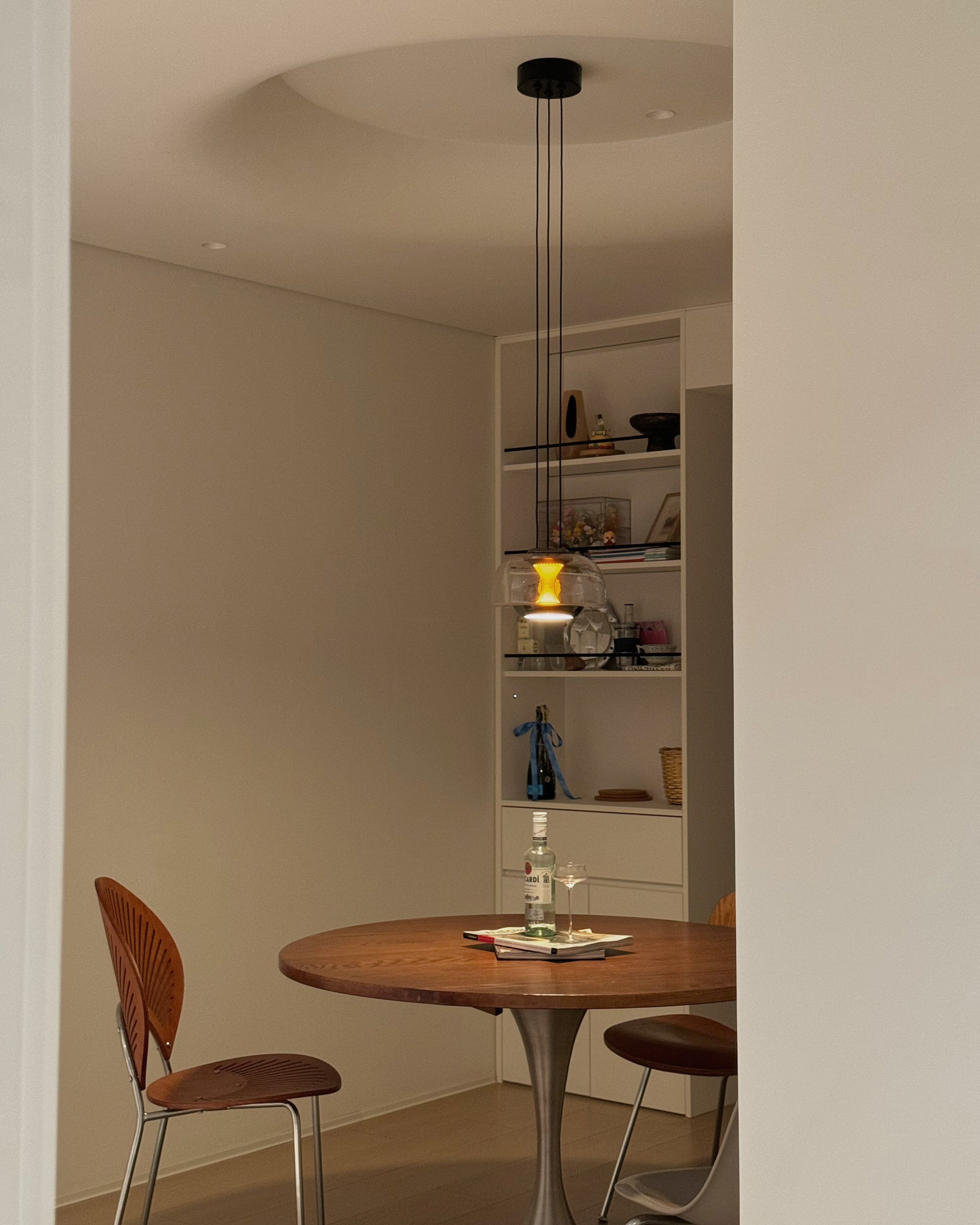 WOMO Dome Glass Sunset Glow Pendant Light - WM3322