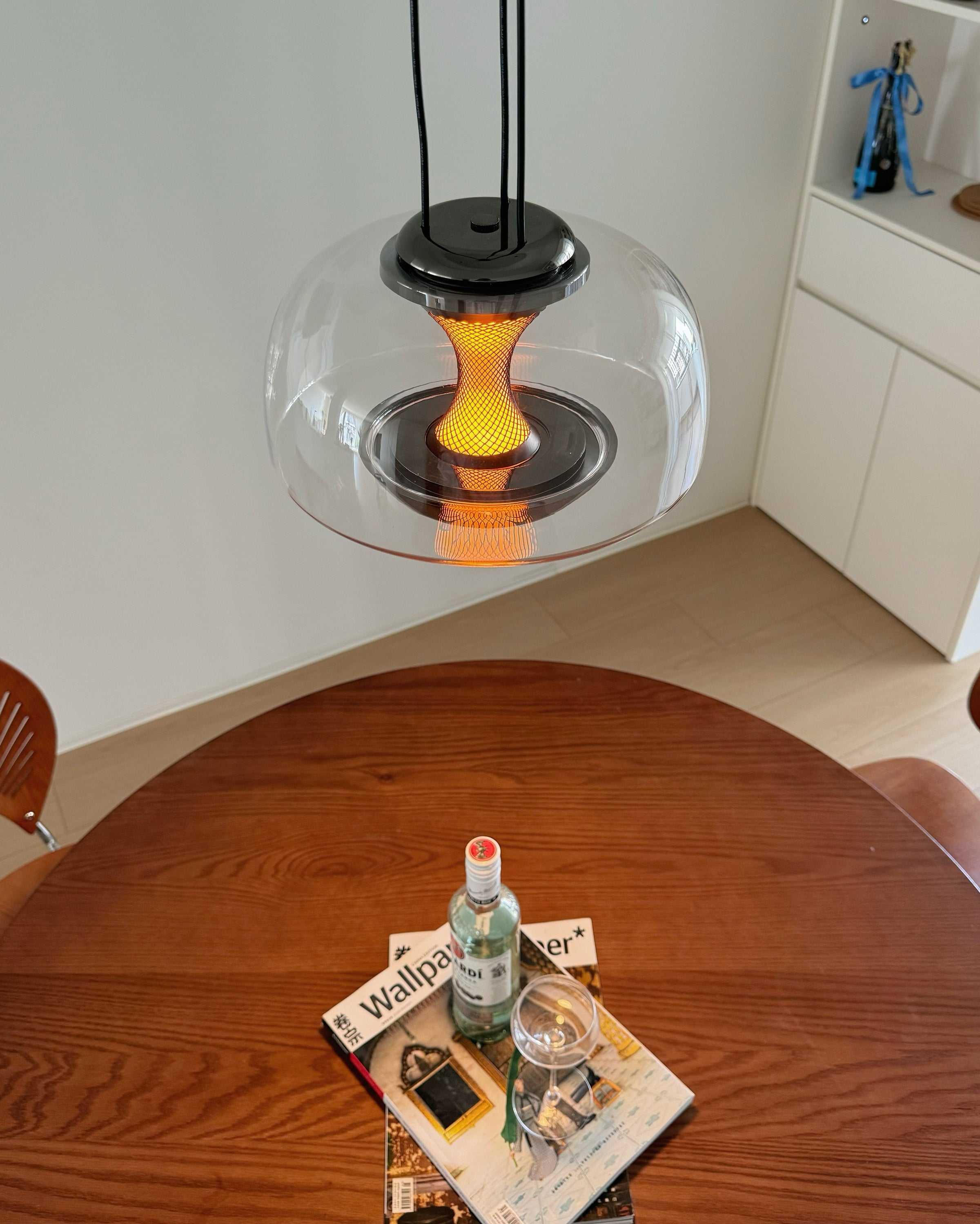 WOMO Dome Glass Sunset Glow Pendant Light - WM3322