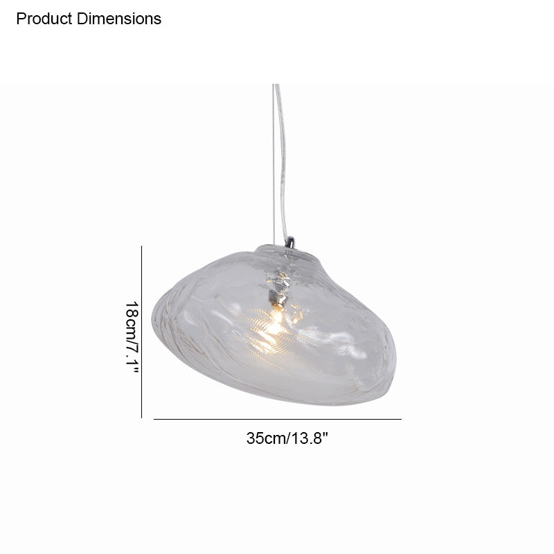 WOMO Cloud Blown Glass Pendant Light-WM2101