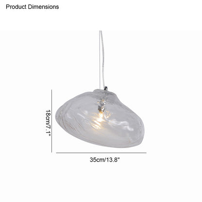 WOMO Cloud Blown Glass Pendant Light-WM2101