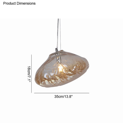 WOMO Cloud Blown Glass Pendant Light-WM2101