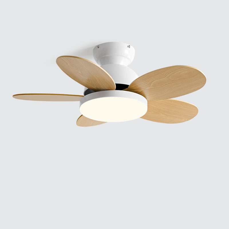 WOMO 36" Children Wood Ceiling Fan with Dimmable Light-WM5004