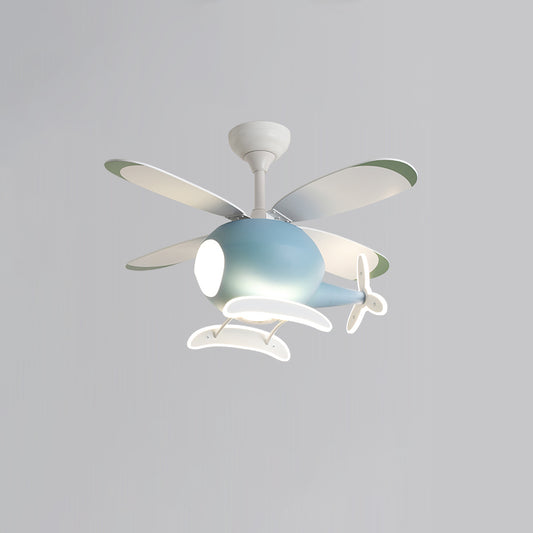 WOMO Airplane Children Ceiling Fan Lamp-WM5007