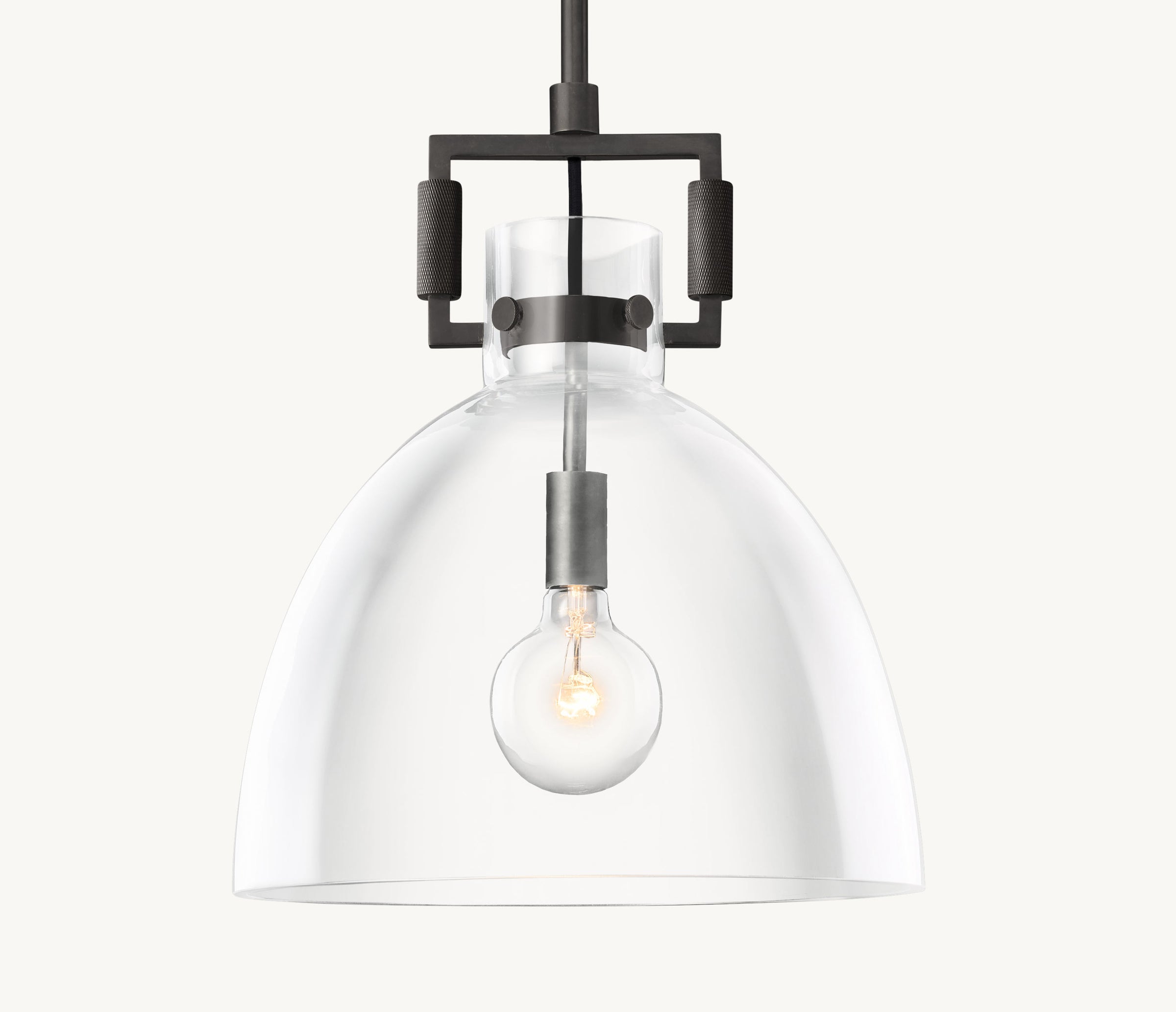 WOMO Dome Glass Pendant Light - Machinist