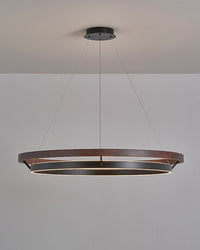 WOMO Circular Wood Led Chandelier-WM2492