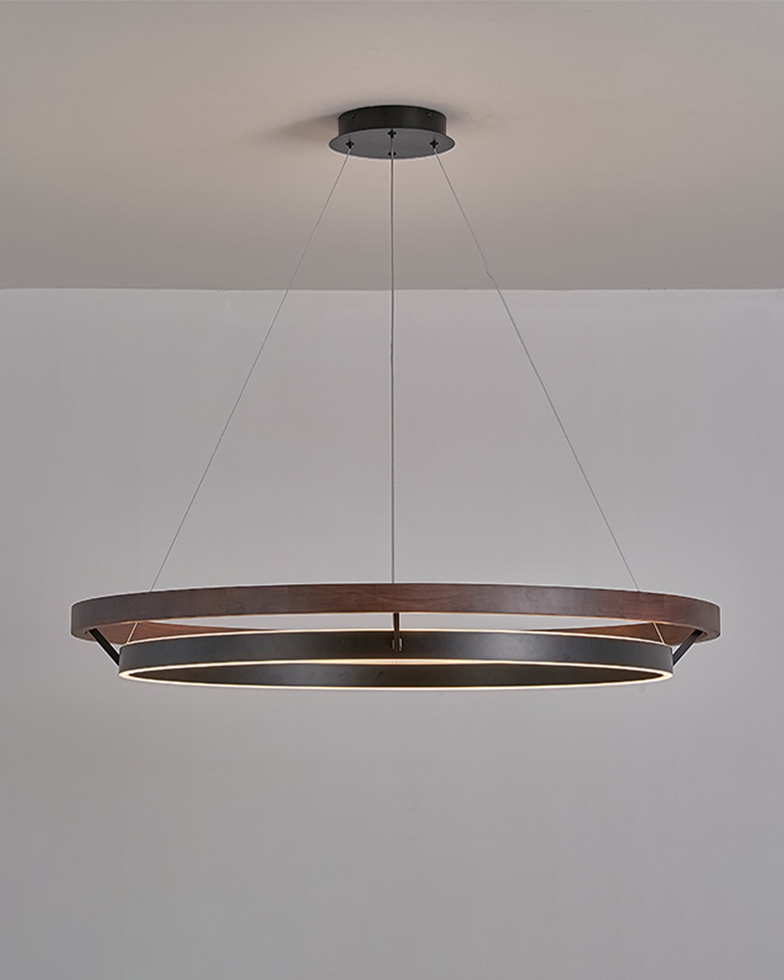 WOMO Circular Wood Led Chandelier-WM2492