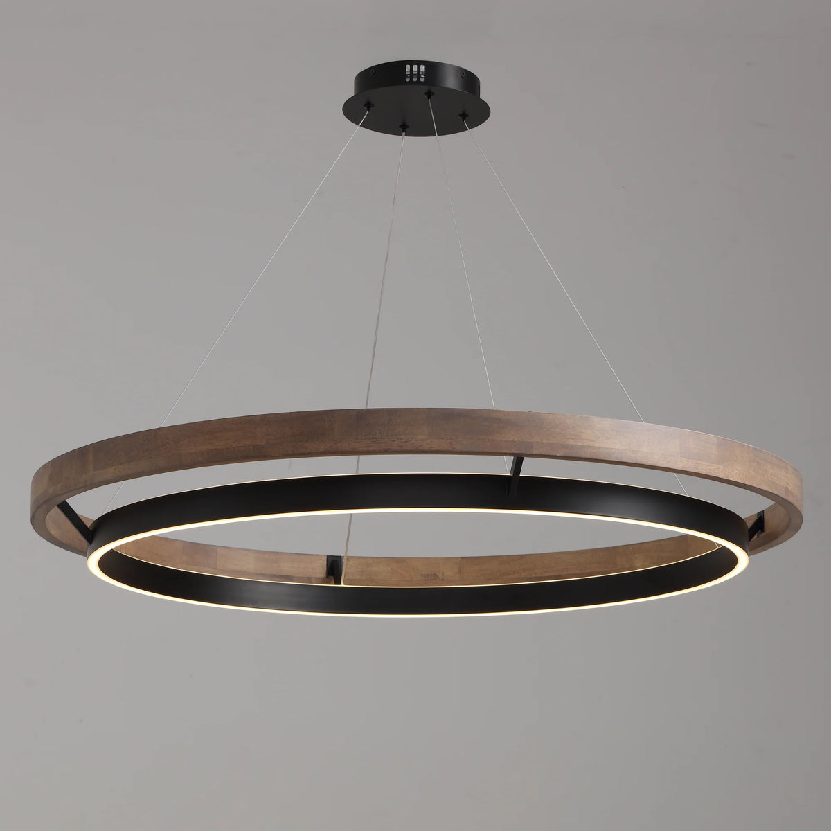 WOMO Circular Led Wood Chandelier-WM2492