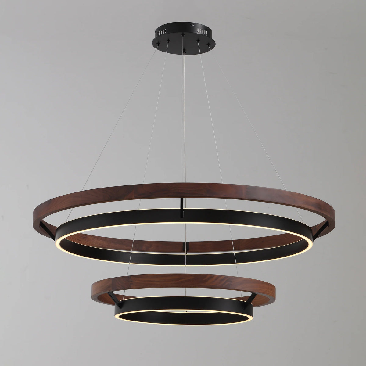 WOMO Circular Led Wood Chandelier-WM2492