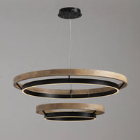 WOMO Circular Led Wood Chandelier-WM2492
