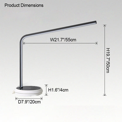 WOMO Touch Dimmable Desk Lamp with Wireless Charger-WM8039