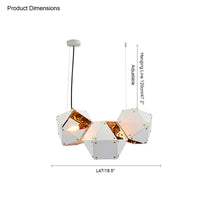 WOMO Long Steel Sculptural Chandelier-WM2076