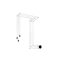 WOMO Spider Off Center Chandelier-WM2107