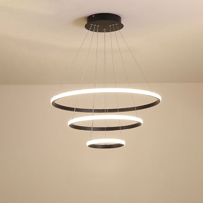 WOMO Tiered Led Ring Chandelier-WM2006