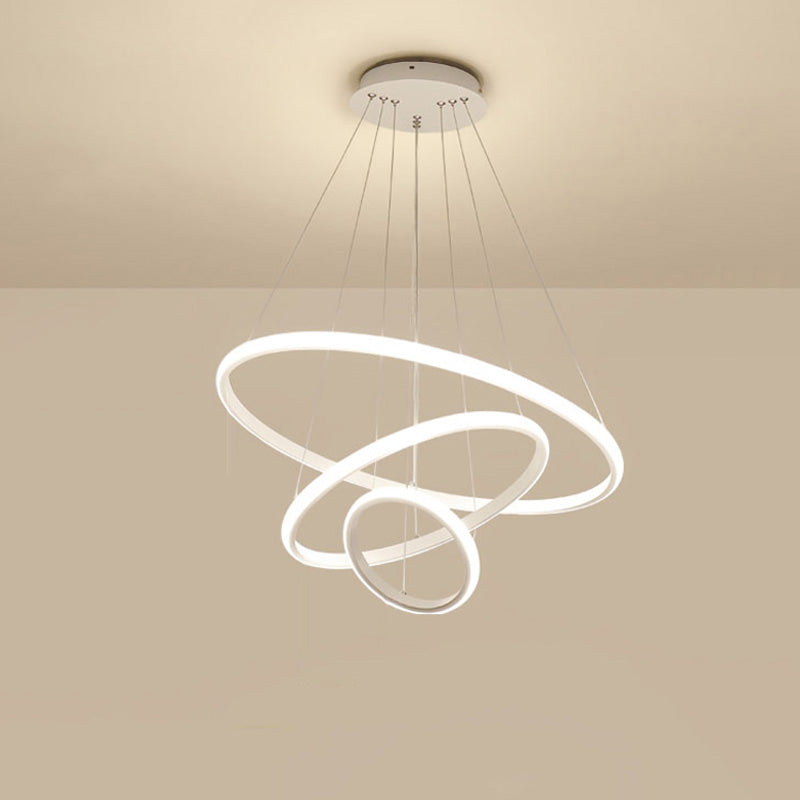 WOMO Tiered Led Ring Chandelier-WM2006