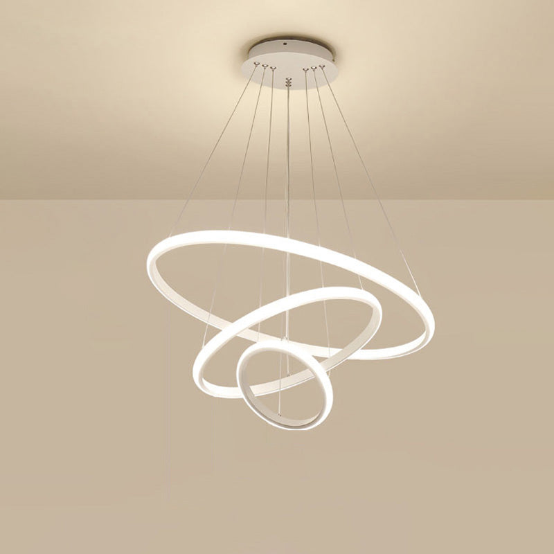 WOMO Tiered Led Ring Chandelier-WM2006