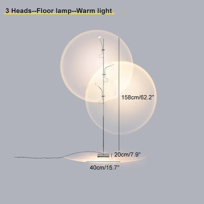 WOMO 5-head Halo Projector Tree Floor Lamp-WM7020