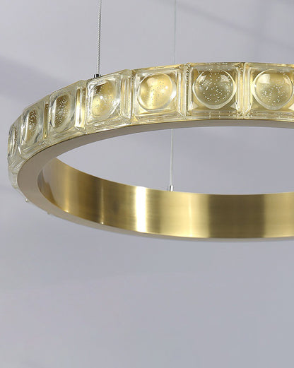 WOMO Tiered Circular Crystal Chandelier-WM2549