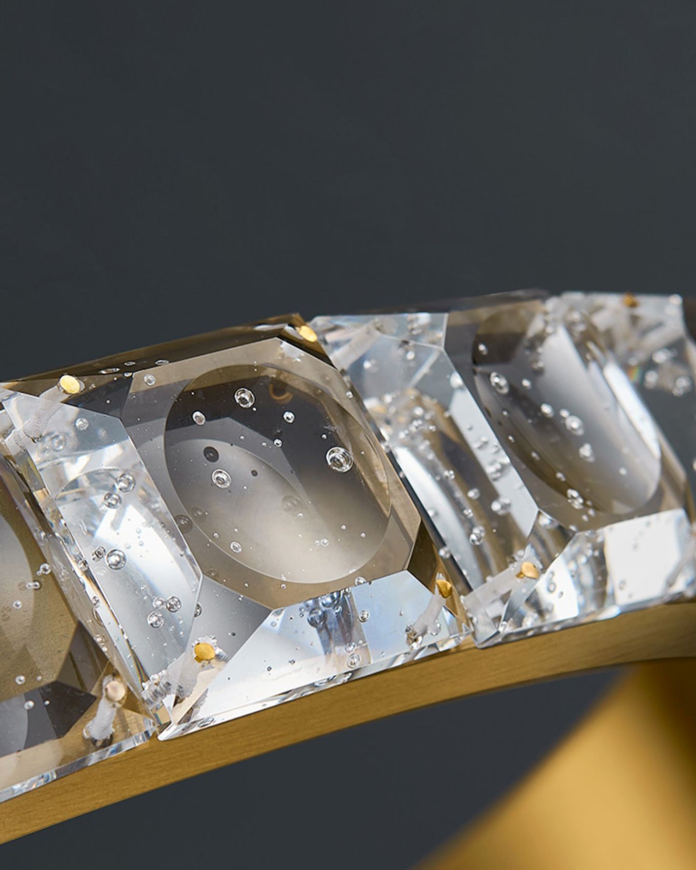 WOMO Circular Led Crystal Chandelier-WM2549a