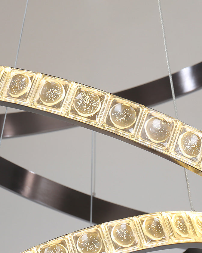 WOMO Circular Led Crystal Chandelier-WM2549a