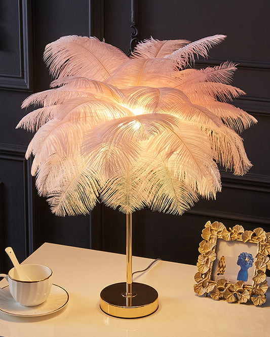 WOMO Tree Feather Table Lamp-WM8037