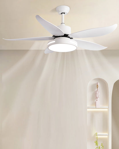 WOMO 5 Blade Contemporary Ceiling Fan Lamp-WM5000