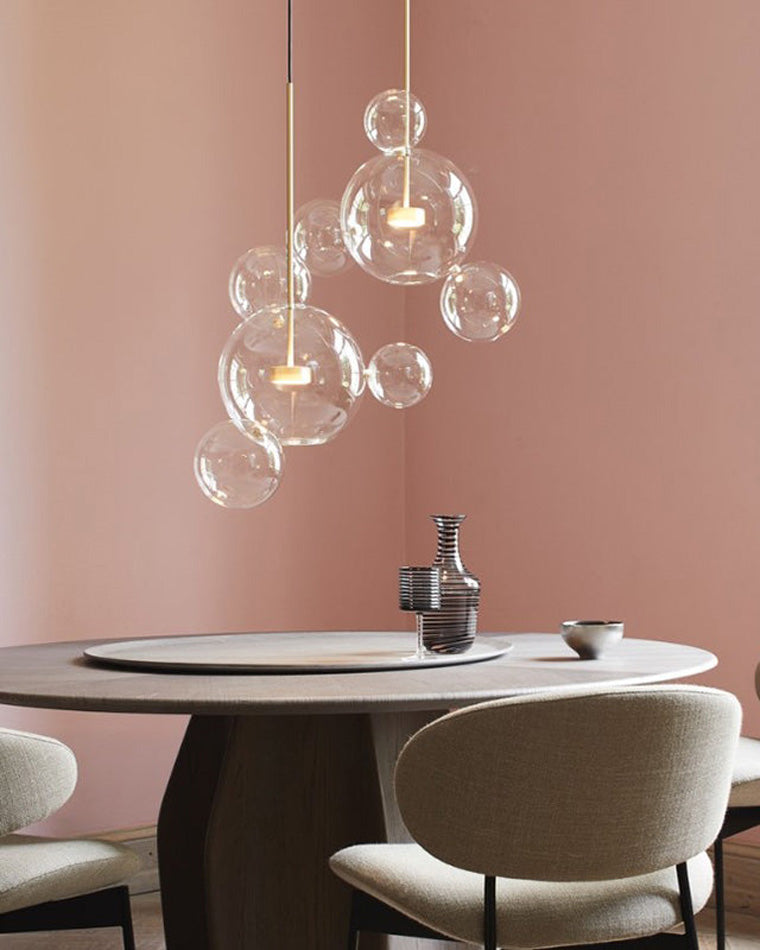 WOMO Glass Bubble Multi Pendant Light-WM2479