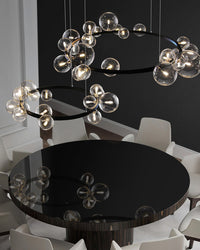 WOMO Circular Glass Bubble Chandelier-WM2292