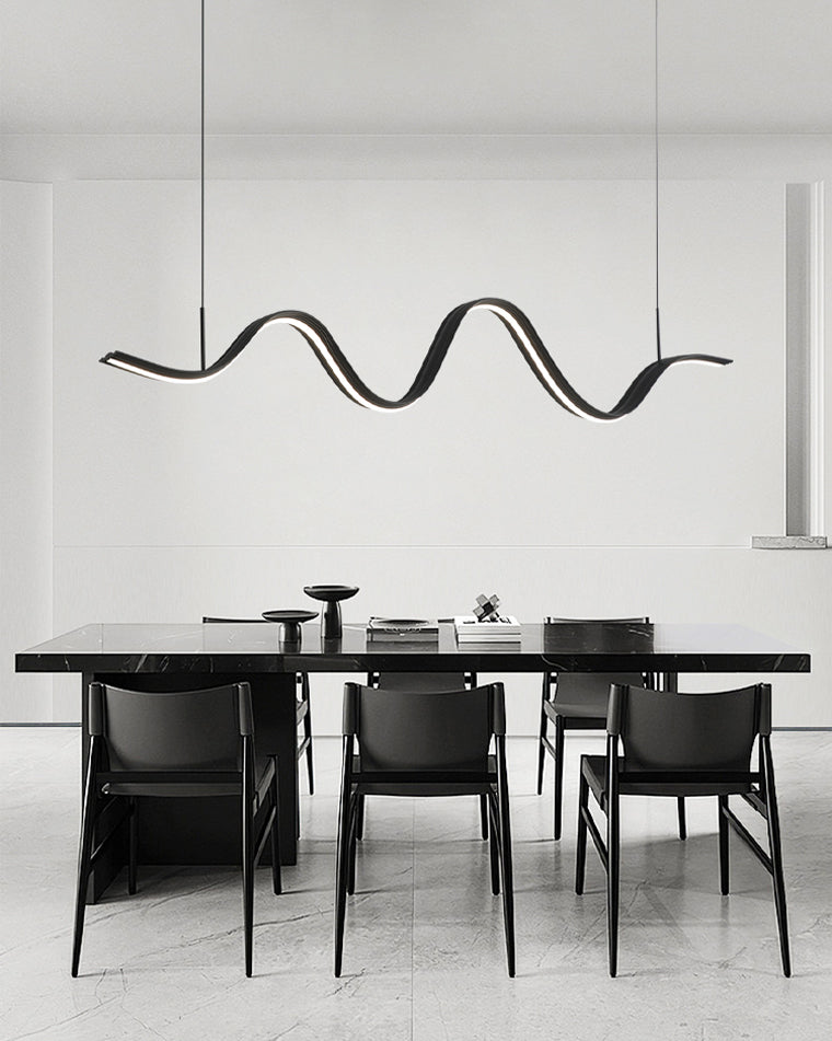 WOMO Wavy Linear Led Pendant Light-WM2282