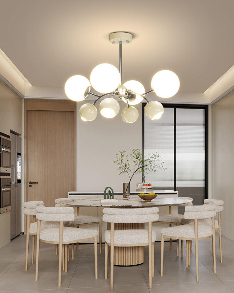 WOMO Space Age Glass Globe Chandelier-WM2290