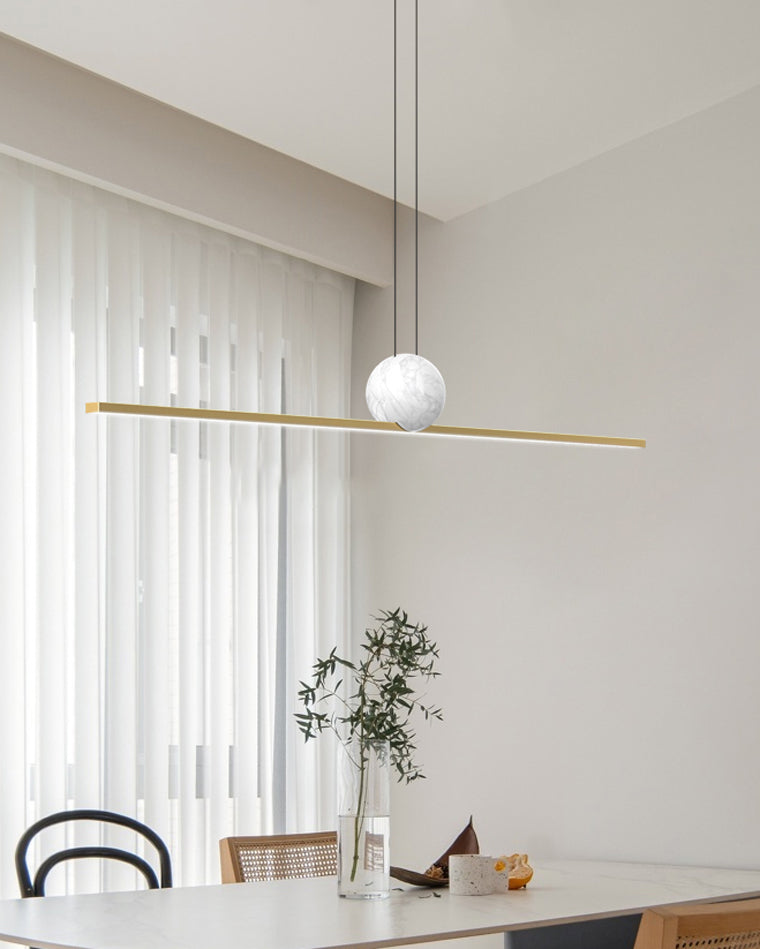 WOMO Marble Linear Pendant Light-WM2329