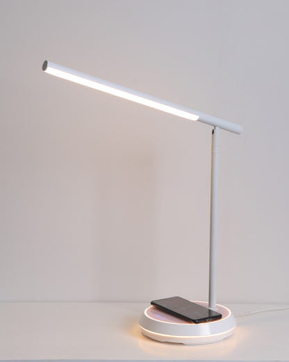 WOMO Dimmable Touch Cantilever Desk Lamp with Wireless Charger-WM8040