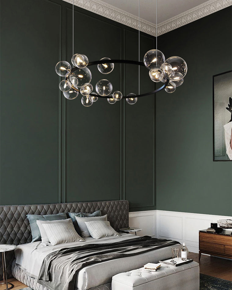 WOMO Circular Glass Bubble Chandelier-WM2292