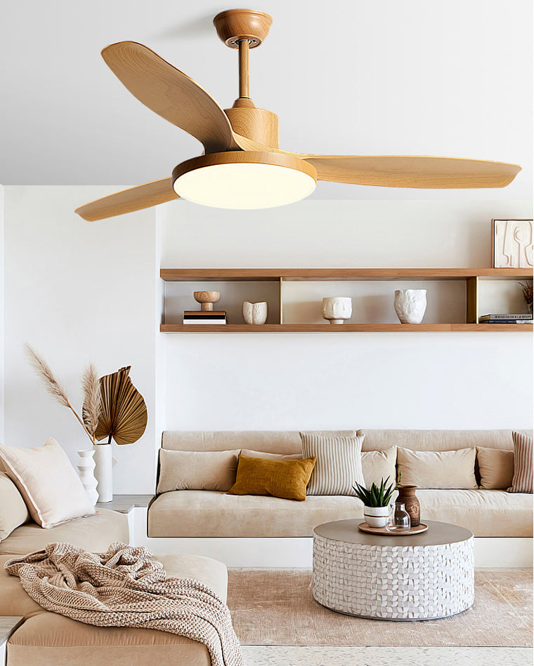 WOMO Scandi Reversible Ceiling Fan with Light-WM5002