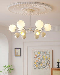 WOMO Space Age Glass Globe Chandelier-WM2290