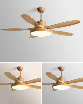 WOMO Minimal Ceiling Fan with Light-WM5002