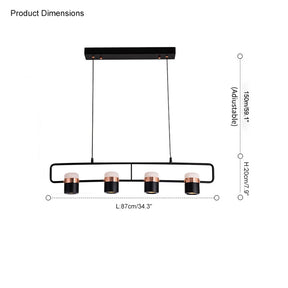 WOMO Linear Spotlight Kitchen Pendant Light-WM2019