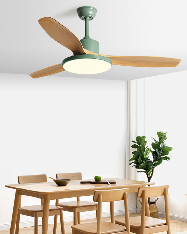 WOMO Scandi Reversible Ceiling Fan with Light-WM5002