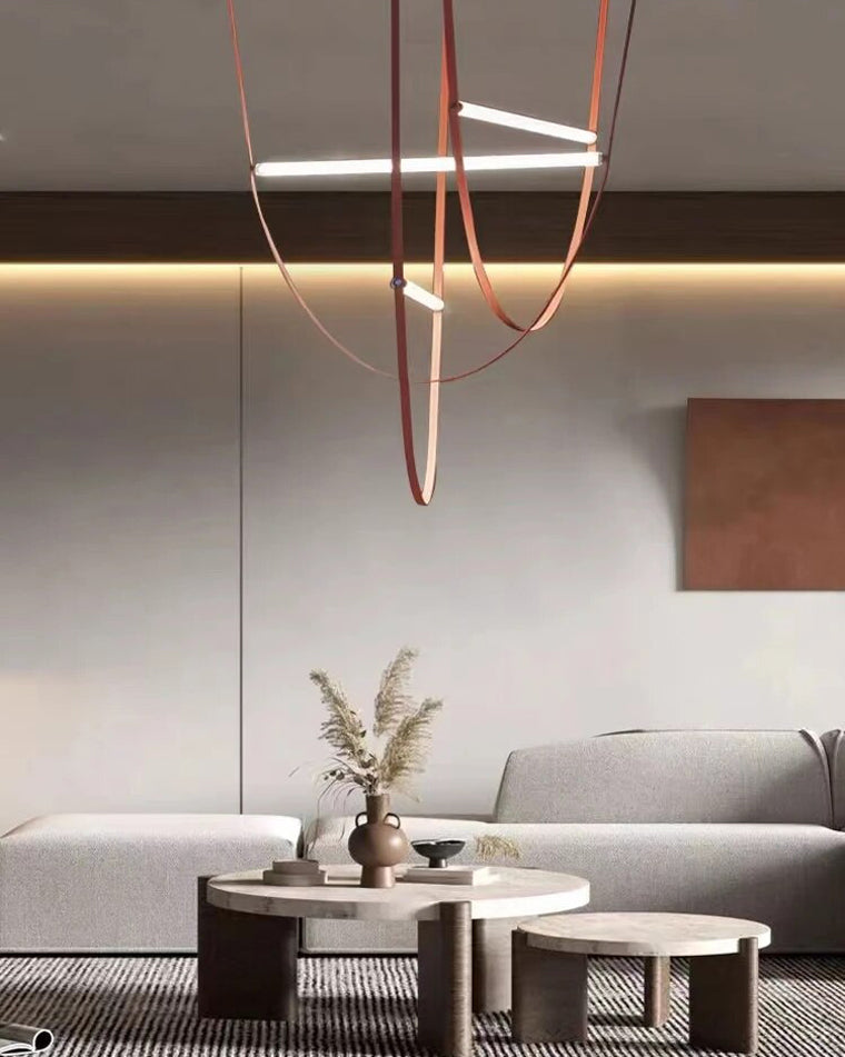 WOMO Leather String Chandelier-WM2273