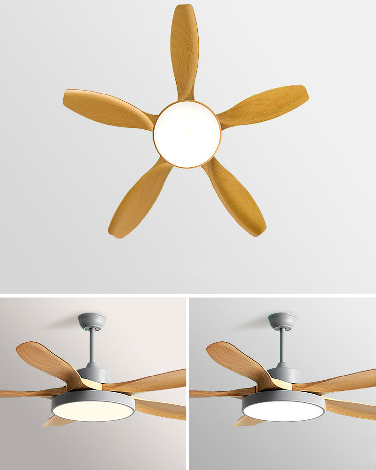 WOMO Scandi Reversible Ceiling Fan with Light-WM5002