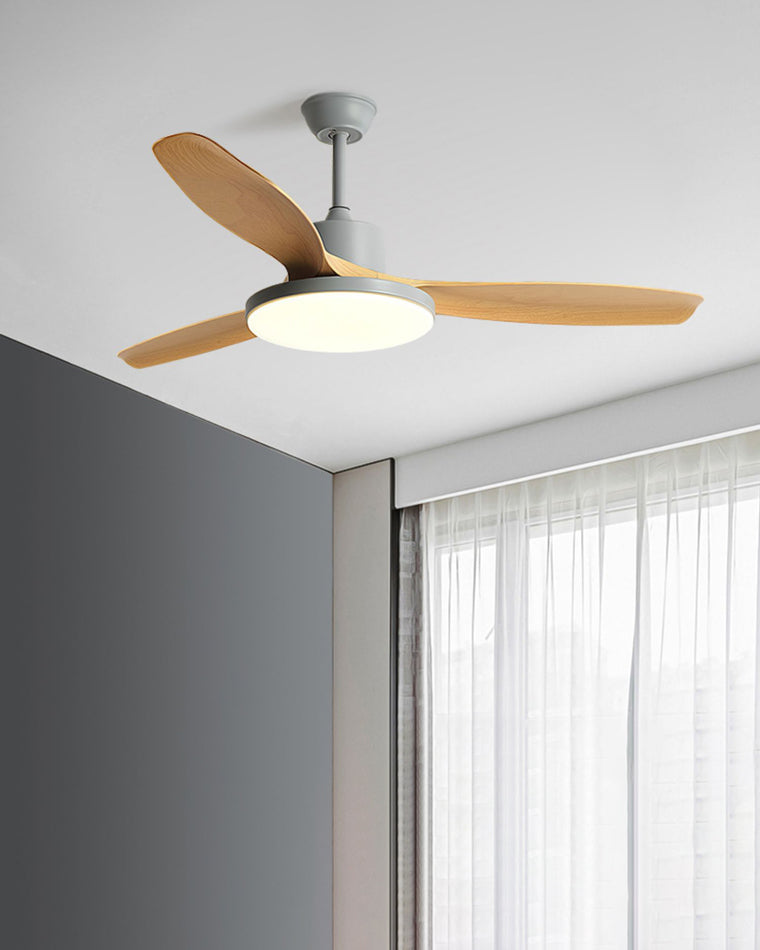 WOMO Scandi Reversible Ceiling Fan with Light-WM5002