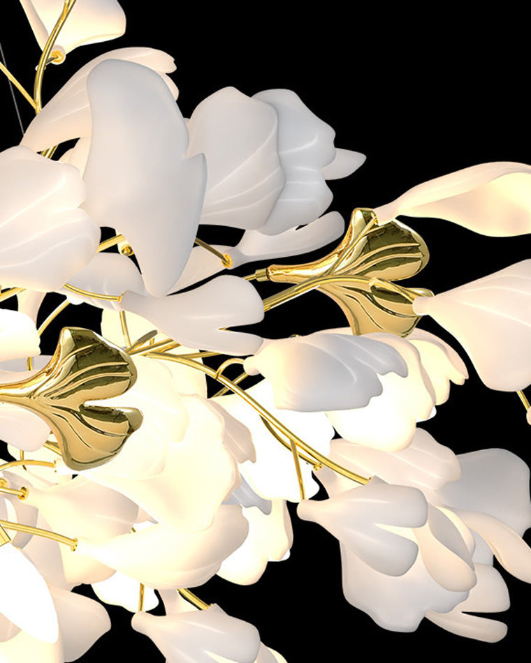 WOMO Gingko Long Linear Chandelier-WM2426