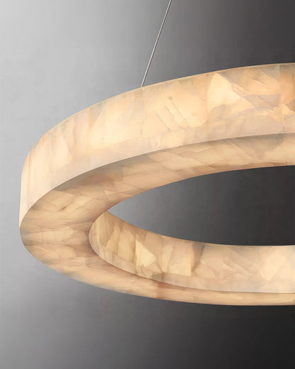 WOMO Alabaster Circular Chandelier-WM2803